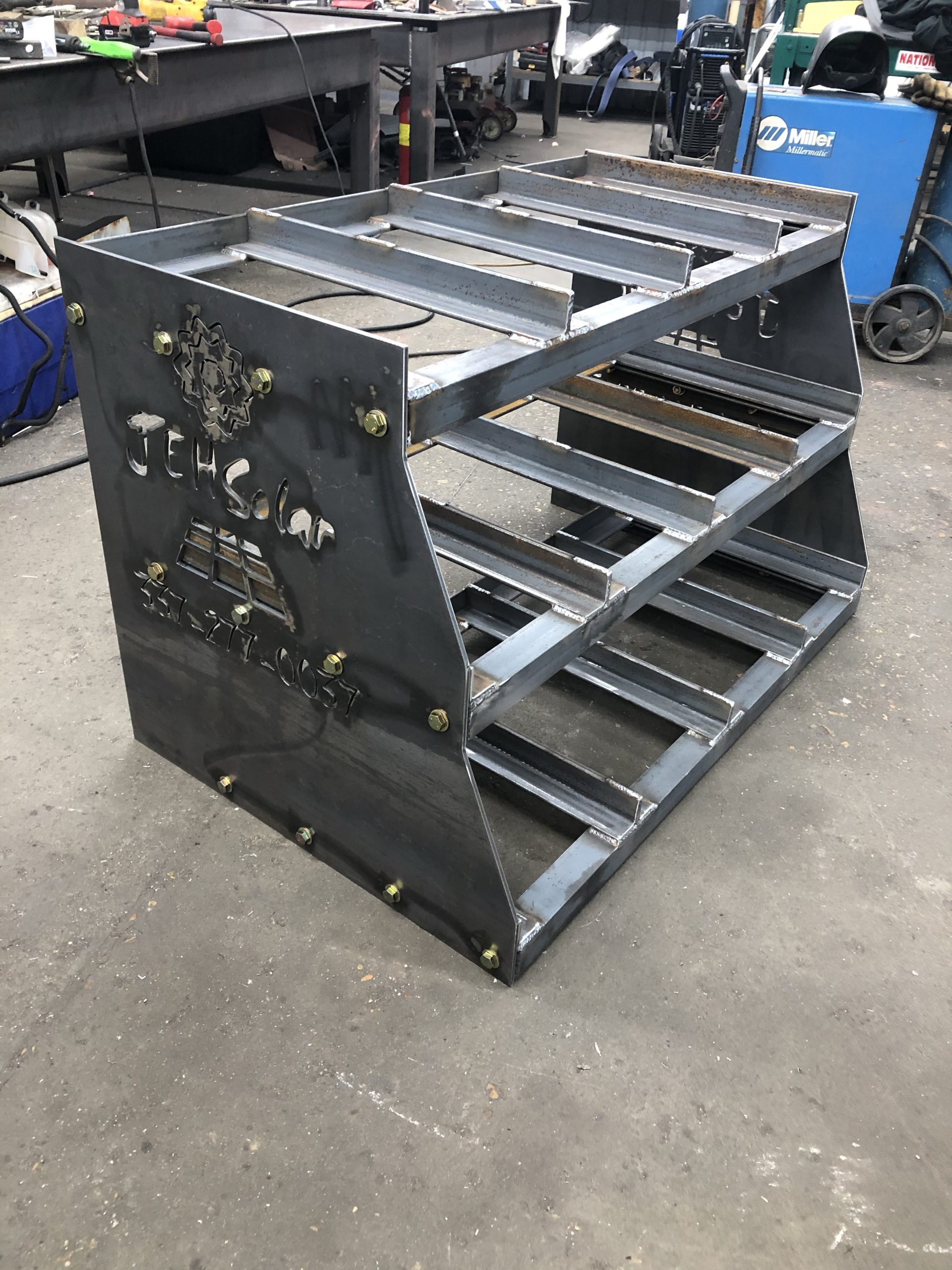 JEH Battery Racks – DC Fab and Custom